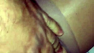 wife's ass gets dildo tease then cumshot in pantyhose nylons 😏🍑