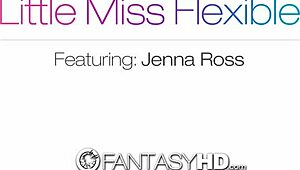 jenna ross's flexible brunette body takes hardcore fucking blowjob cumshot fantasy