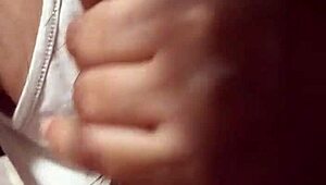 Moroccan babe drops to knees for deep wet oral cock sucking action