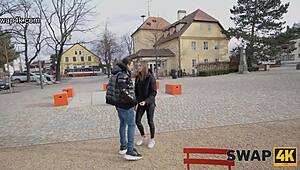 Morning threesome swap with olivia sparkle's tight pussy?