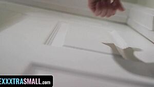 breezy bri's kinky lingerie seduces stepdad's friend slowly