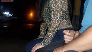 damn risking my dick in front of her at bus stop... she deepthroats!