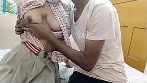 desi indian schoolgirl gets bent over doggystyle by black cock friend 😈