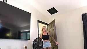 Stepmom Deliah Grace Gives Taboo Handjob Cum Blast Before Soccer Practice Part 1
