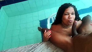 Chubby Latina Sits On Huge Cock Till Creamy Finish