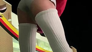 Sexy Cindie Sissy Crossdresses Publicly with Big Ass