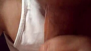 Moroccan babe drops to knees for deep wet oral cock sucking action