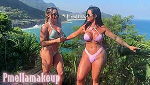 damn these rio brazil sluts with big clits and squirting pussies got me wild...