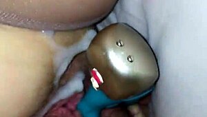 wife's ass gets dildo tease then cumshot in pantyhose nylons 😏🍑