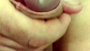 humiliated small cock guy sniffs panties while undressing for monster penis shame