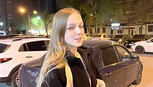 russian student babe with big tits and ass surrenders to power engineer in bedroom 😍🍑