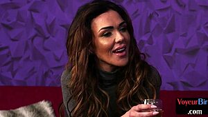 her big tits heave as british babe fingers shaved pussy moaning loud