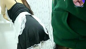 She welcomes the horny Thai maid ninew into her bedroom for a wild hardcore fuck session that ends in explosive creampie bliss