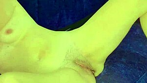 Milf caroline teases wet folds with toys to intense climax
