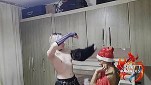 i can't believe how that young stud's cock stretches mommy noel's milf ass so tight before cumming inside