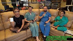 canada's latex glove doctor daddy checks tight ass backstage secrets