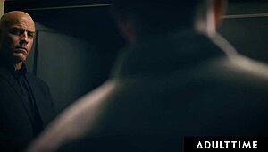 loser husband spies angela white bent over in rough interracial orgy doggystyle with pierced big tits wife