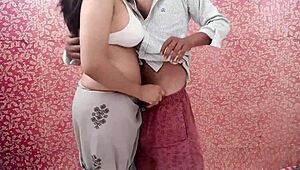 Stepmom Aunt Grabs Stepson Huge Cock While Fixing Her Bra Hook Dirty Talk Indian Creampie Assfucking