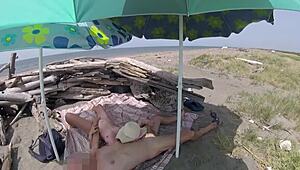 stepdaughter, jerk your stepdads cock on tenerife nudist beach now?!