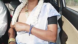 bhabi dirty car sex with husbands brother telugu talks