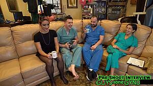 canada's latex glove doctor daddy checks tight ass backstage secrets