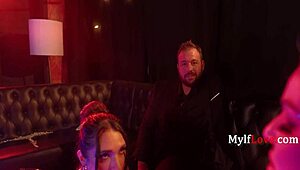 STRIPPER GIRLS COMPETE IN HOT LAP DANCES?!