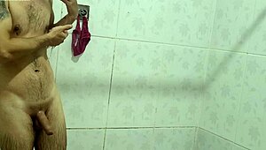 Stepson Sniffs Stepmom's Used Panties She Moans Riding His Big Cock