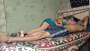 Hot desi sister-in-law seduces step-brother-in-law bathroom sex