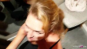 two horny german teens caught in changing room ffm threesome scandal