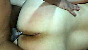 Skilled hands slip under panties during relaxing massage for curvy mature