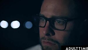 loser husband spies angela white bent over in rough interracial orgy doggystyle with pierced big tits wife