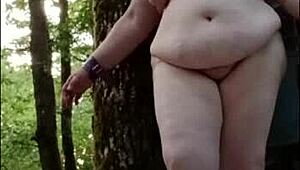 Chained slave titia la tertius dominated outdoors