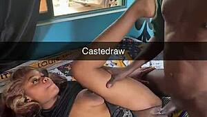 behind scenes her pretty face hides juicy pussy lips surprise