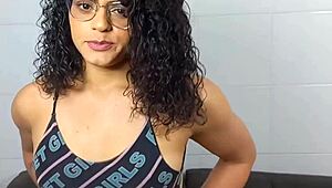 damn that big ass brazilian babe moans loud on cock