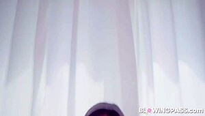 Latina Spits Sloppily While Deepthroating Massive Cock