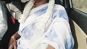 bhabi dirty car sex with husbands brother telugu talks