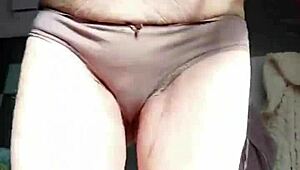 german granny slut fucks hairy beaver with huge dildo