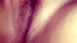 Ex girlfriend's tight wet pussy masturbation tempts small cock punheta