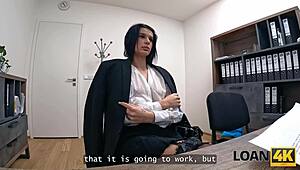 Skilful Office Massage Turns into Hardcore Shaved Pussy Fuck
