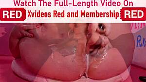 bbw tgirl redhead pounds dildo in huge ass creampie pov