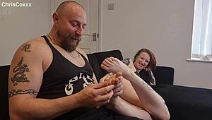 did that post-shoot foot rub turn into oily toes and flashing foreplay with your roommate?!