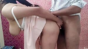 Stepmom Aunt Grabs Stepson Huge Cock While Fixing Her Bra Hook Dirty Talk Indian Creampie Assfucking