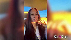 petite sofia sweet squeezes 10-inch cock so hard what a nympho in shower fakings!