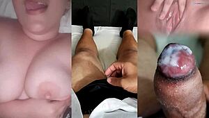 Ex girlfriend's tight wet pussy masturbation tempts small cock punheta