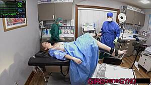 Miraa Monroe Fingers Ass As Nurse In Latex For Patient Fetish