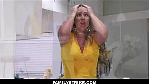 stepmom catches tiny teen stepdaughter fucking stepdad's big cock you won't believe this