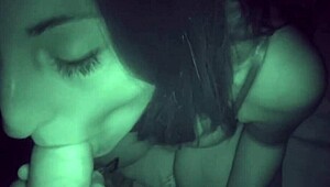 Damn this hot spanish teen exgf rides cock wild in nightvision