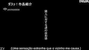 Married woman fulfills neighbor's secret wish cheating right in front of husband
