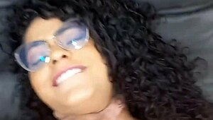 damn that big ass brazilian babe moans loud on cock