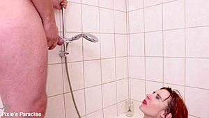 imagine extreme piss gallons pixie pink drinks drowns in piss anal spew